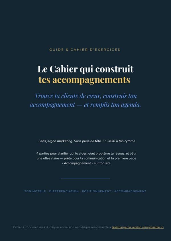 Couverture du Cahier qui construit tes accompagnements